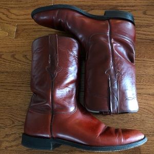 Lucchese Roper Vintage Cowboy Western Boots 11.5N